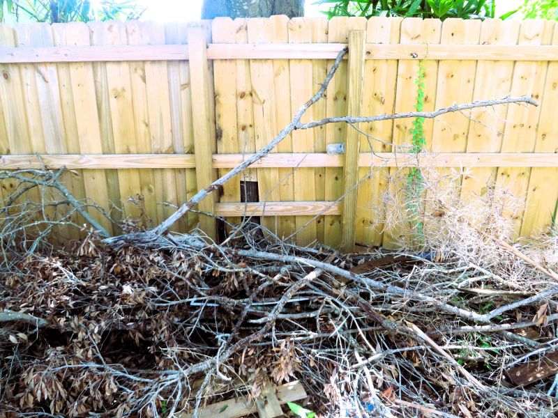 Completed Bark Dust Blowings